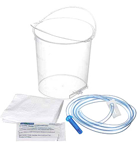 Plastic Enema Bucket Kit
