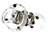 Glass Anal Pacifier Ring Pull