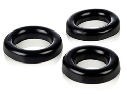 Larger Rubber Cockrings Trio