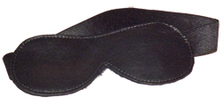 Classic Leather Fleece Lined Blindfold