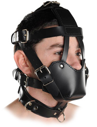 Black Leather Muzzle