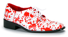 Men's Blood Splattered White Shoes