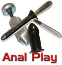 Anal toys, butt plugs, rectal scopes