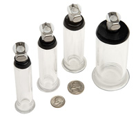 Clitoris Cylinders for Vacuum Pumping