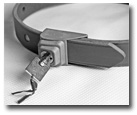 Locking Leather Belt detail photo
