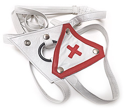 Med-Fet Leather Strap-On Harness