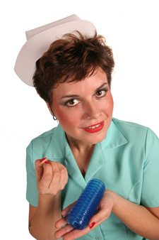 Nurse Mona with JO Sleeve