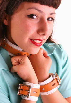 Nurse Victoria Sinfully Soft Cuffs & Collar