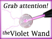 Violet Wand Neon Wand and Attachments