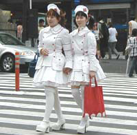 These two cosplay twins love their medical fetish.